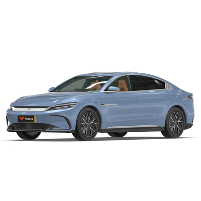 BYD Han EV 4WD Carros Elétricos de Alta Velocidade Glacial Azul Roda Base 2920 Velocidade máxima 185Km/h