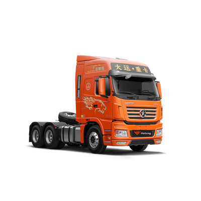 4100 1350 Caminhão de descarga de distância entre rodas 6x4 Tractor de alta potência Caminhão de tração cabeça para trabalho de descarga