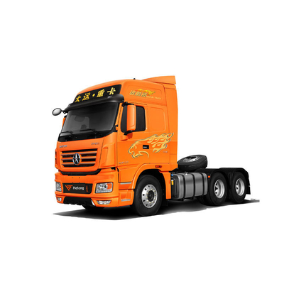 4100 1350 Caminhão de descarga de distância entre rodas 6x4 Tractor de alta potência Caminhão de tração cabeça para trabalho de descarga