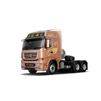 4100 1350 Caminhão de descarga de distância entre rodas 6x4 Tractor de alta potência Caminhão de tração cabeça para trabalho de descarga