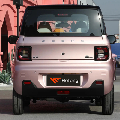 GEELY Panda Mini Electric 4 lugares Pequeno carro Veículo energético Velocidade máxima km/h 115 Vermelho/Azul