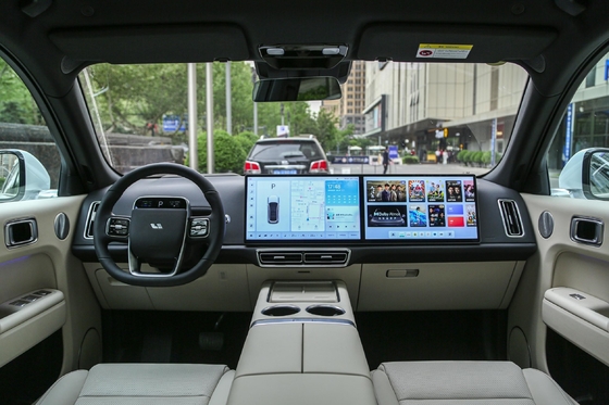 Carro híbrido L8 2023 SUV de luxo elétrico médio e grande com bateria de lítio ternar