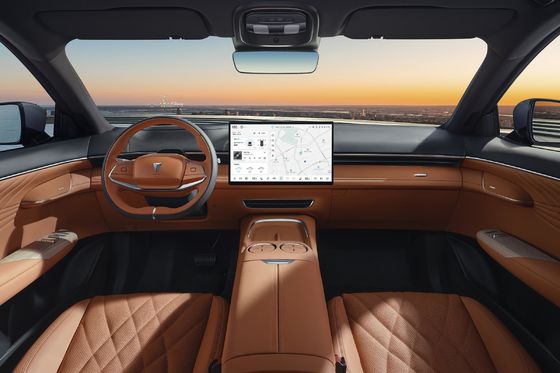 5 lugares Changan Deepal S7 SUV híbrido EV Carro com direção esquerda e distância entre eixos de 2900 mm