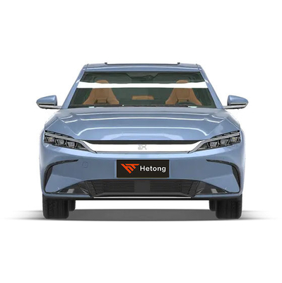 BYD Han EV 4WD Carros Elétricos de Alta Velocidade Glacial Azul Roda Base 2920 Velocidade máxima 185Km/h